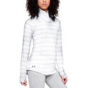 Under Armour Zinger Women's Pullover Wrap
Neck Long Sleeve Shirt‎ Size Small